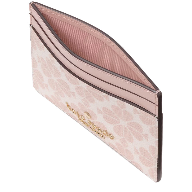 Buy Kate Spade Spade Flower Small Slim Card Holder in Rose Smoke Multi KI371 Online in Singapore | PinkOrchard.com