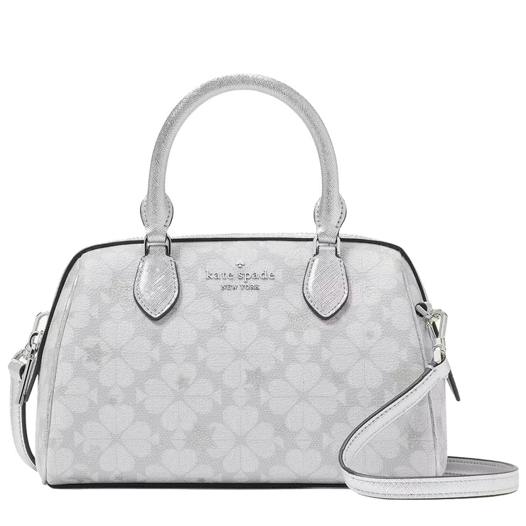 Buy Kate Spade Spade Flower Star Toss Small Dolly Duffle Crossbody Bag in Platinum Grey Multi KI908 Online in Singapore | PinkOrchard.com