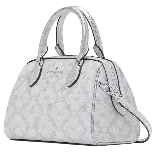 Buy Kate Spade Spade Flower Star Toss Small Dolly Duffle Crossbody Bag in Platinum Grey Multi KI908 Online in Singapore | PinkOrchard.com