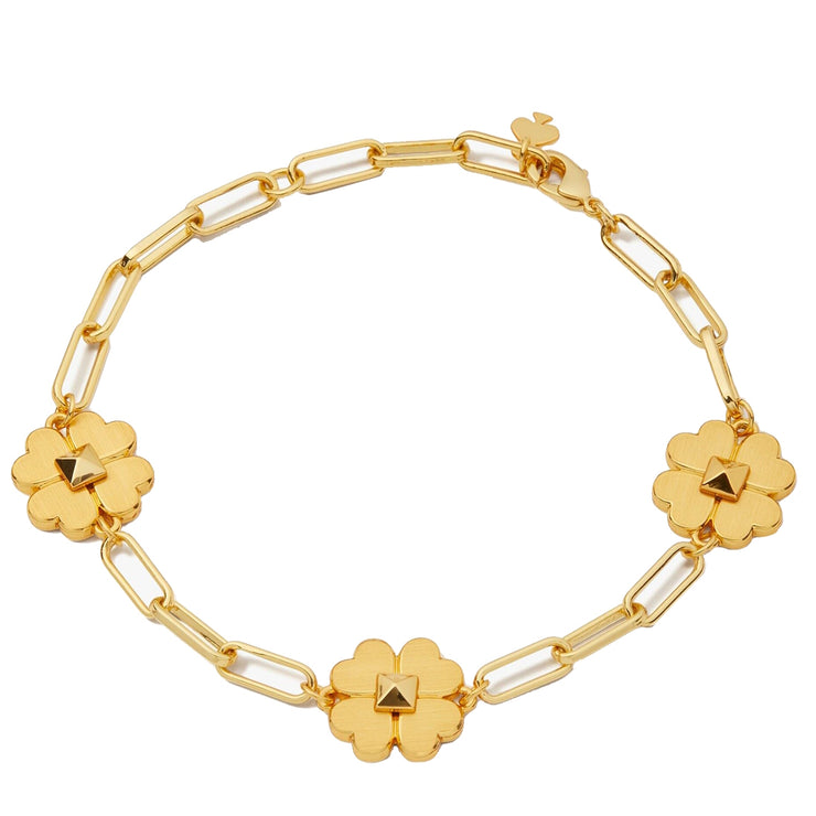 Buy Kate Spade Spades & Studs Bracelet in Gold kd773 Online in Singapore | PinkOrchard.com