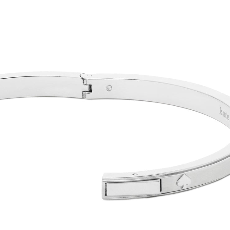 Buy Kate Spade Spot The Spade Metal 5mm Hinge Bangle Bracelet in Silver KH265 Online in Singapore | PinkOrchard.com