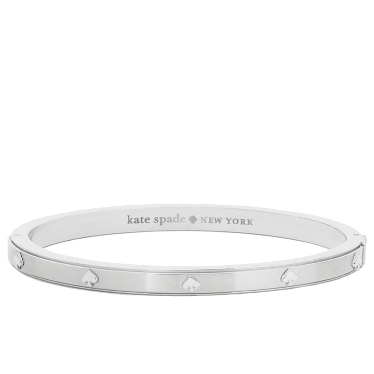 Buy Kate Spade Spot The Spade Metal 5mm Hinge Bangle Bracelet in Silver KH265 Online in Singapore | PinkOrchard.com