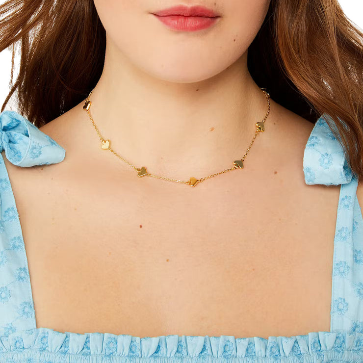 Buy Kate Spade Spot The Spade Metal Scatter Necklace in Gold KH268 Online in Singapore | PinkOrchard.com