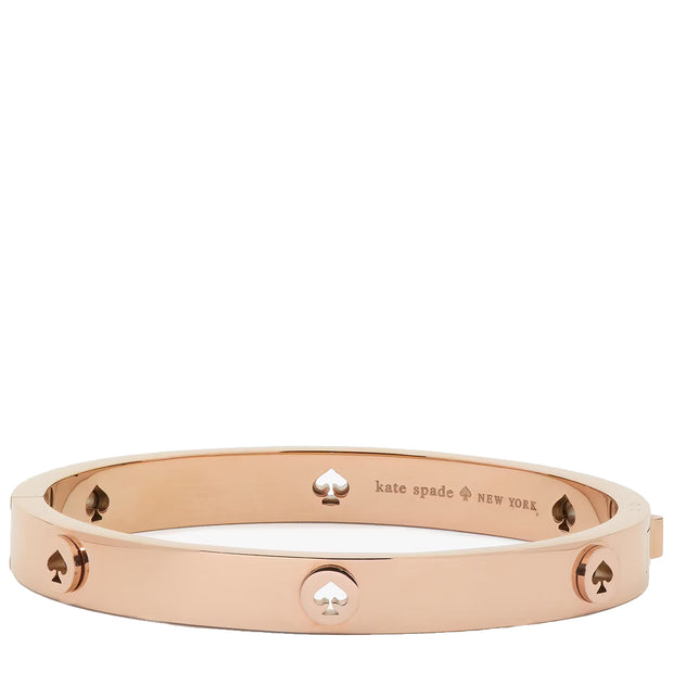 Buy Kate Spade Spot The Spade Studded Hinged Bangle Bracelet in Rose Gold KE759 Online in Singapore | PinkOrchard.com