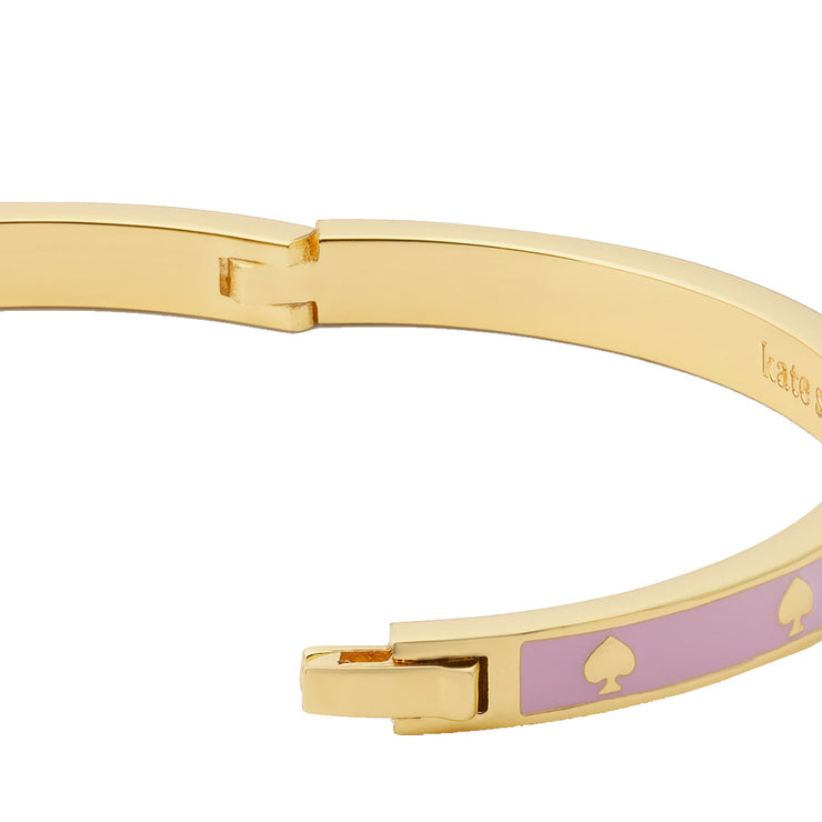 Buy Kate Spade Spot the Spade Enamel Hinged Bangle Bracelet in Berry Cream o0ru2565 Online in Singapore | PinkOrchard.com