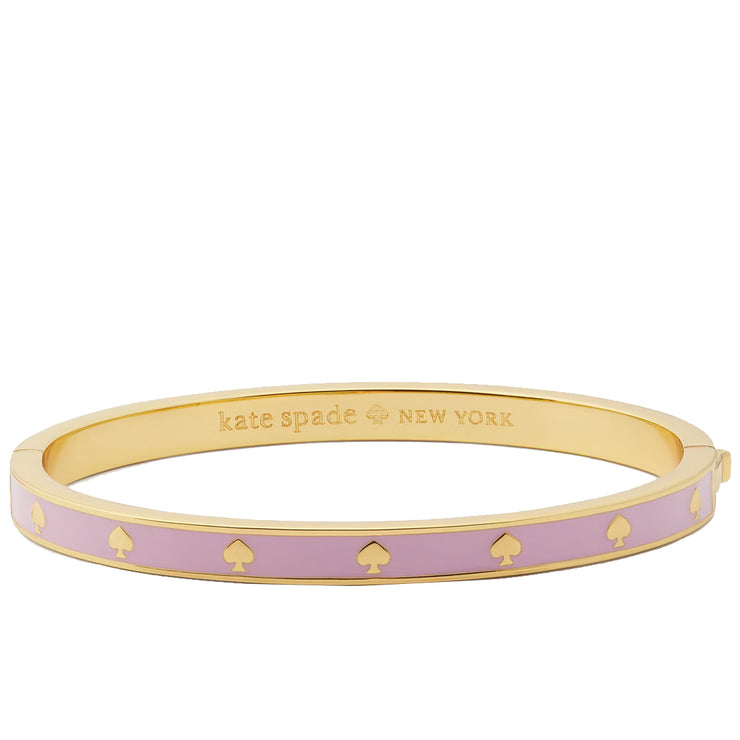 Buy Kate Spade Spot the Spade Enamel Hinged Bangle Bracelet in Berry Cream o0ru2565 Online in Singapore | PinkOrchard.com