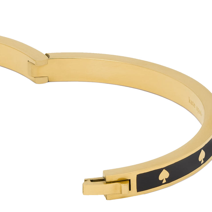 Buy Kate Spade Spot the Spade Enamel Hinged Bangle Bracelet in Black KJ727 Online in Singapore | PinkOrchard.com