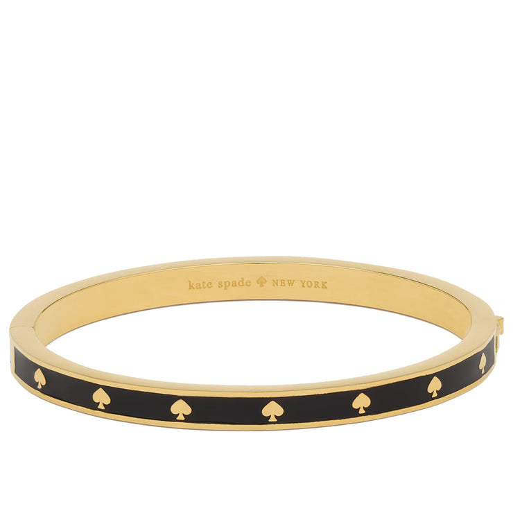 Buy Kate Spade Spot the Spade Enamel Hinged Bangle Bracelet in Black KJ727 Online in Singapore | PinkOrchard.com