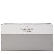 Buy Kate Spade Staci Colorblock Large Slim Bifold Wallet in Nimbus Grey Multi wlr00122 Online in Singapore | PinkOrchard.com