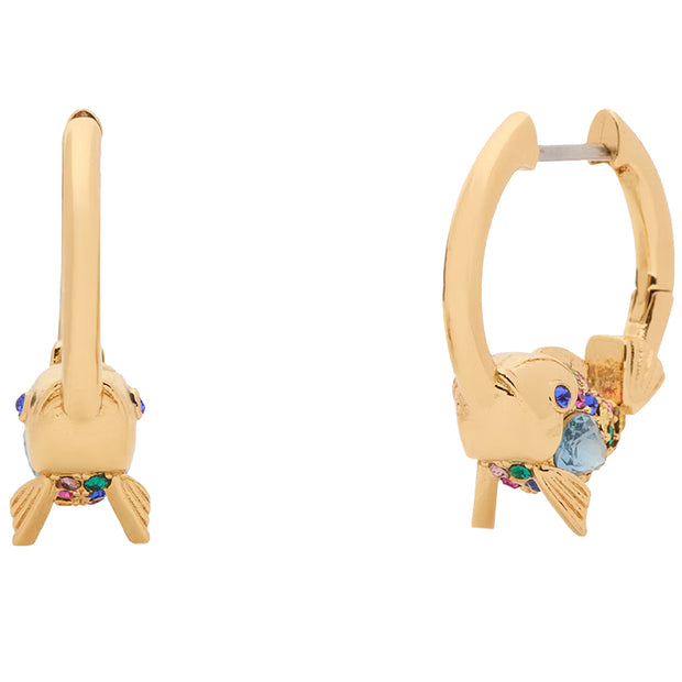 Buy Kate Spade What A Catch Fish Huggies Earrings in Blue Multi KH246 Online in Singapore | PinkOrchard.com