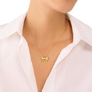 Buy Kate Spade Wrapped In A Bow Mini Pendant Necklace in Clear/ Gold KJ974 Online in Singapore | PinkOrchard.com