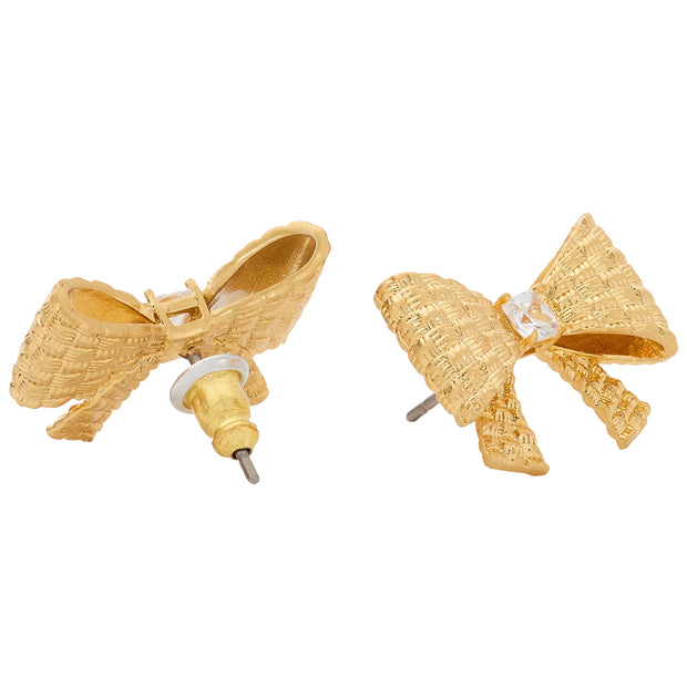 Buy Kate Spade Wrapped In A Bow Studs Earrings in Clear/ Gold KJ975 Online in Singapore | PinkOrchard.com