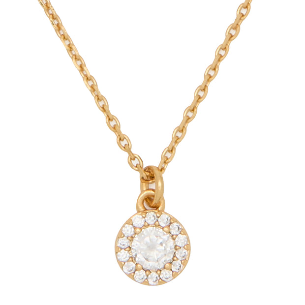 Buy Kate Spade You're A Gem Pave Halo Pendant in Clear/ Gold KK012 Online in Singapore | PinkOrchard.com