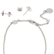 Buy Marc Jacobs Heart Necklace & Earrings Set in Silver/ Siam J341MT1PF21 Online in Singapore | PinkOrchard.com