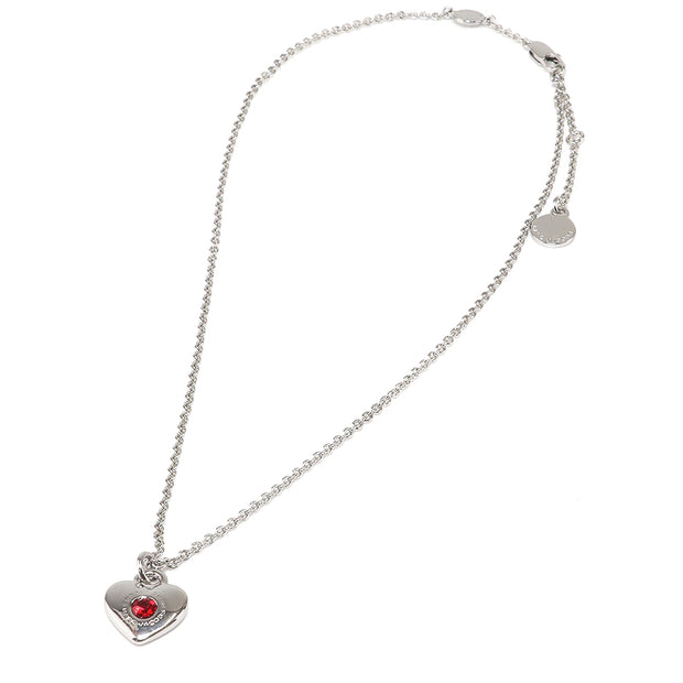 Buy Marc Jacobs Heart Necklace & Earrings Set in Silver/ Siam J341MT1PF21 Online in Singapore | PinkOrchard.com