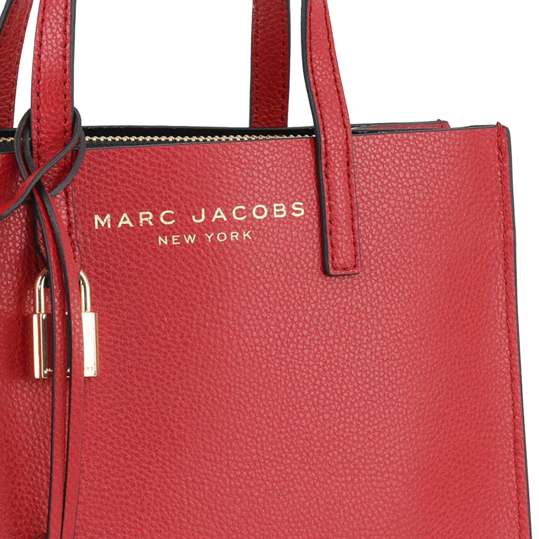 Marc Jacobs Mini Grind retail Coated Leather Tote M0015685 savvy red