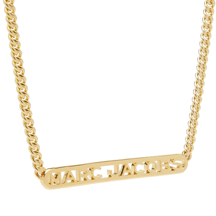 Buy Marc Jacobs Monogram Chain Necklace in Gold J305M03FA22 Online in Singapore | PinkOrchard.com