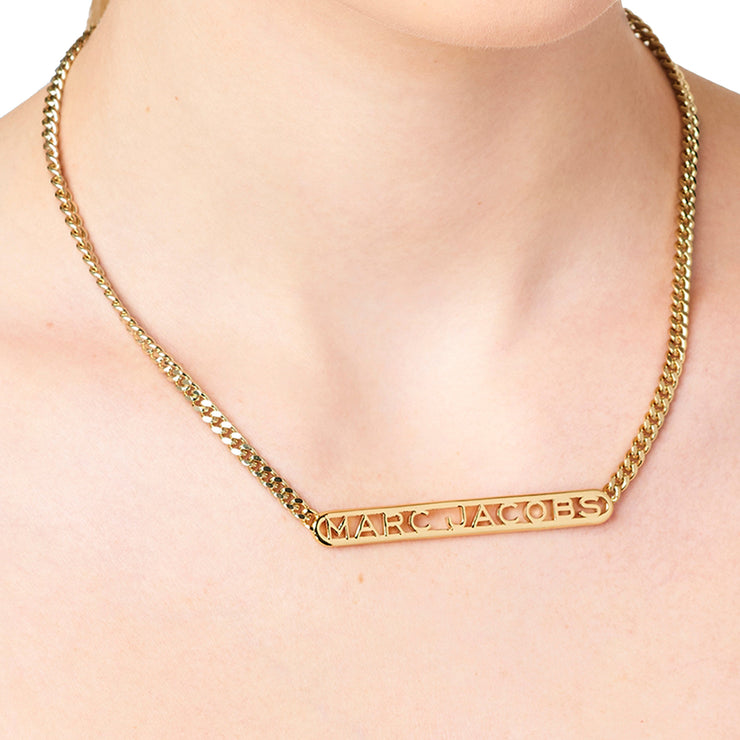 Buy Marc Jacobs Monogram Chain Necklace in Gold J305M03FA22 Online in Singapore | PinkOrchard.com