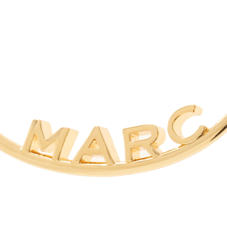 Buy Marc Jacobs Monogram Hoops Earrings in Gold J207M03FA22 Online in Singapore | PinkOrchard.com