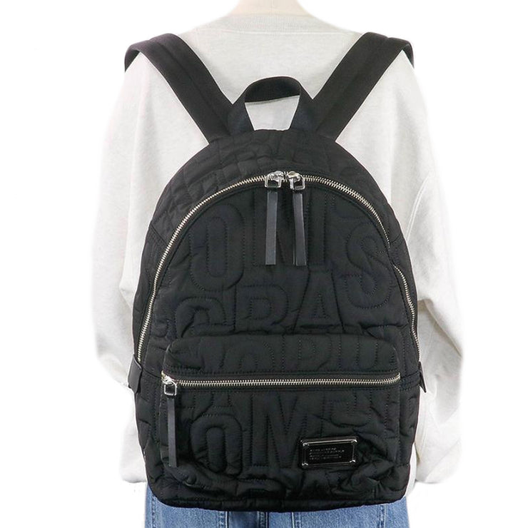 Buy Marc Jacobs Nylon Jumbled Logo Workwear Backpack Bag in Black 4S4HBP001H02 Online in Singapore | PinkOrchard.com