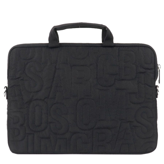 Buy Marc Jacobs Nylon Jumbled Logo Workwear Laptop Bag in Black 4S4SCP001S02 Online in Singapore | PinkOrchard.com