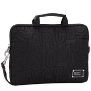 Buy Marc Jacobs Nylon Jumbled Logo Workwear Laptop Bag in Black 4S4SCP001S02 Online in Singapore | PinkOrchard.com