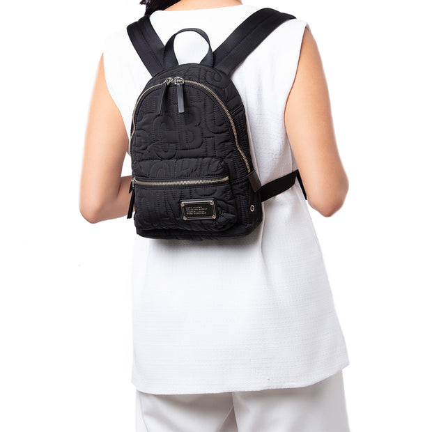 Buy Marc Jacobs Nylon Jumbled Logo Workwear Backpack Bag in Black 4S4HBP001H02 Online in Singapore | PinkOrchard.com