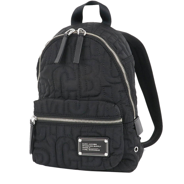 Buy Marc Jacobs Nylon Jumbled Logo Workwear Backpack Bag in Black 4S4HBP001H02 Online in Singapore | PinkOrchard.com