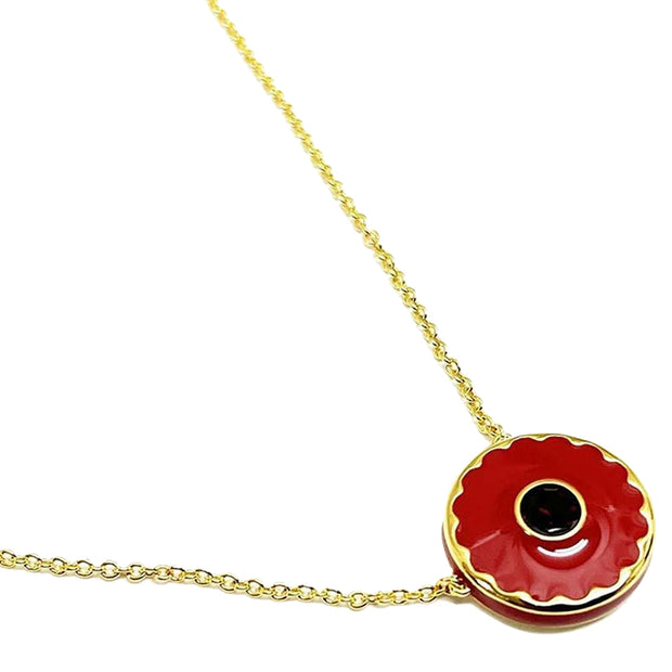 Buy Marc Jacobs The Medallion Pendant Necklace in True Red/ Gold M0017166 Online in Singapore | PinkOrchard.com