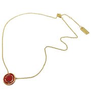 Buy Marc Jacobs The Medallion Pendant Necklace in True Red/ Gold M0017166 Online in Singapore | PinkOrchard.com