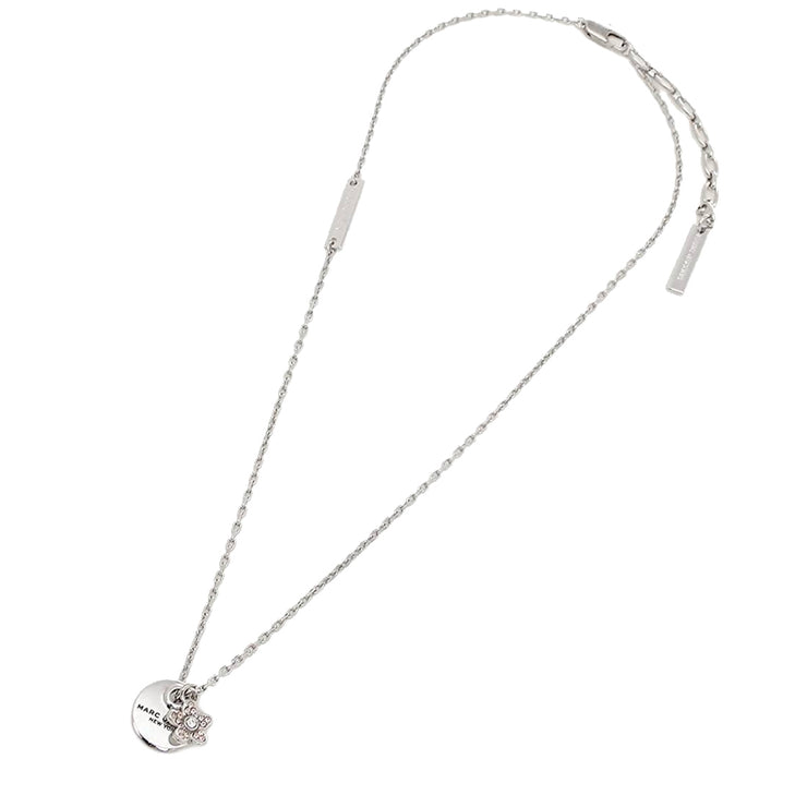 Buy Marc Jacobs MJ Coin Flower Pendant Necklace in Silver M0012398 Online in Singapore | PinkOrchard.com