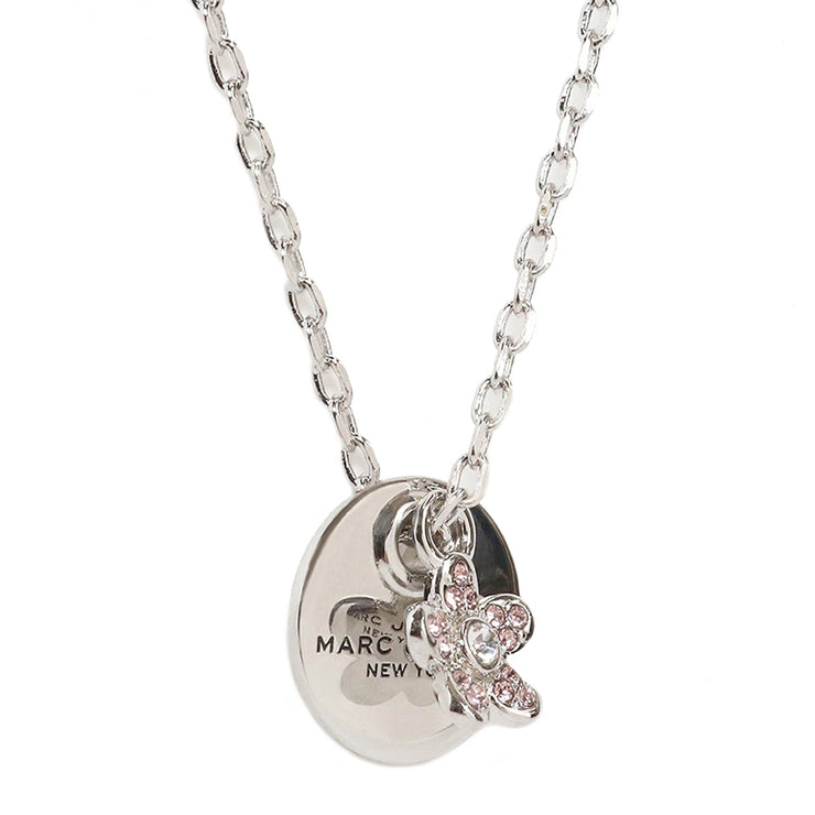 Buy Marc Jacobs MJ Coin Flower Pendant Necklace in Silver M0012398 Online in Singapore | PinkOrchard.com