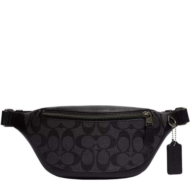 Buy Coach Warren Mini Belt Bag In Signature Canvas in Charcoal CJ707 Online in Singapore | PinkOrchard.com