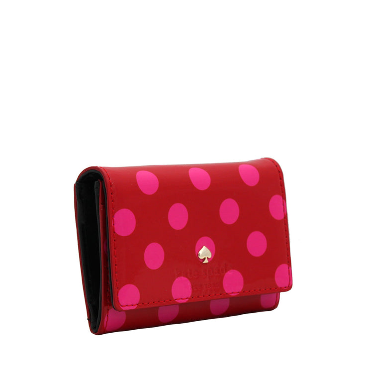 Kate Spade Carlisle Street Darla Card-Key-Coin Holder- Maraschino