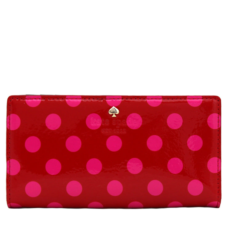 Kate Spade Carlisle Street Stacy Wallet- Maraschino