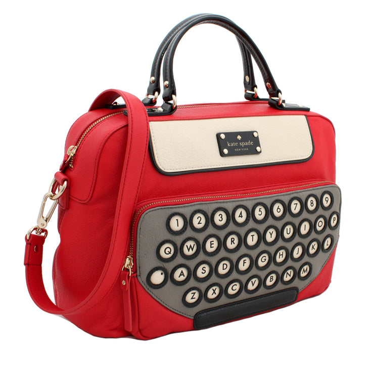 Kate Spade All Typed Up Clyde Bag- Red