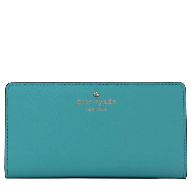 Kate Spade Cherry Lane Stacy Wallet- Tropic Blue