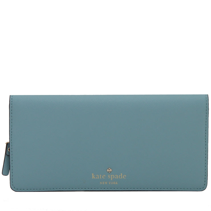 Kate Spade Cedar Street Carmilla Wallet- Celeste Blue