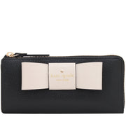 Kate Spade Matthews Street Nisha Wallet- Black- Pebble