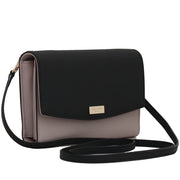 Kate Spade Laurel Way Winni Convertible Wallet- Clutch- Crossbody Bag- Almondine- Black