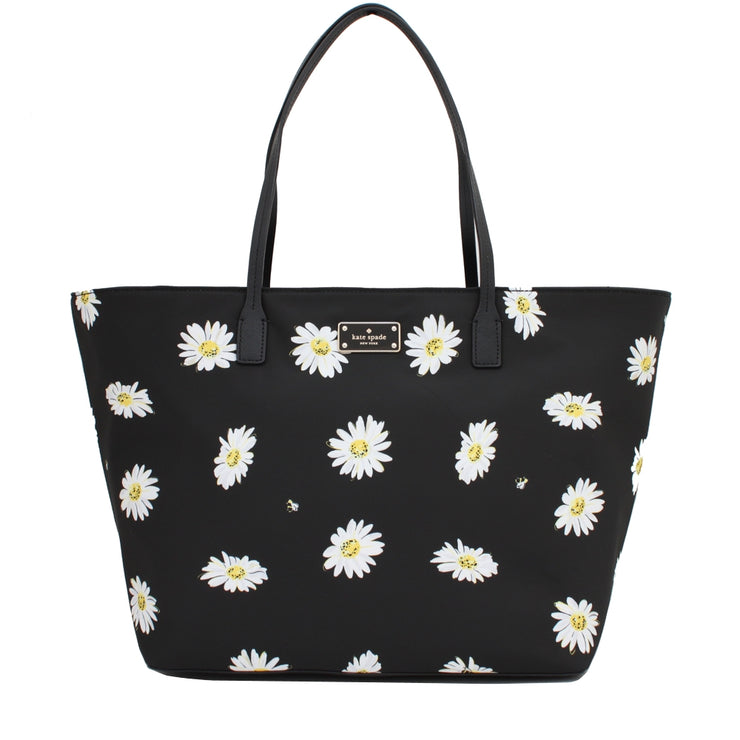 Kate Spade Blake Avenue Printed Margareta Bag- Falling Daisy Black