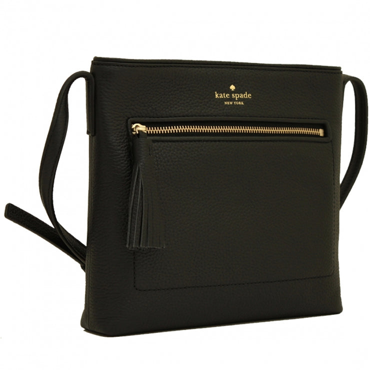 Buy the Kate Spade NWT Dessi Chester Street Crossbody in Black Pebbled  Leather
