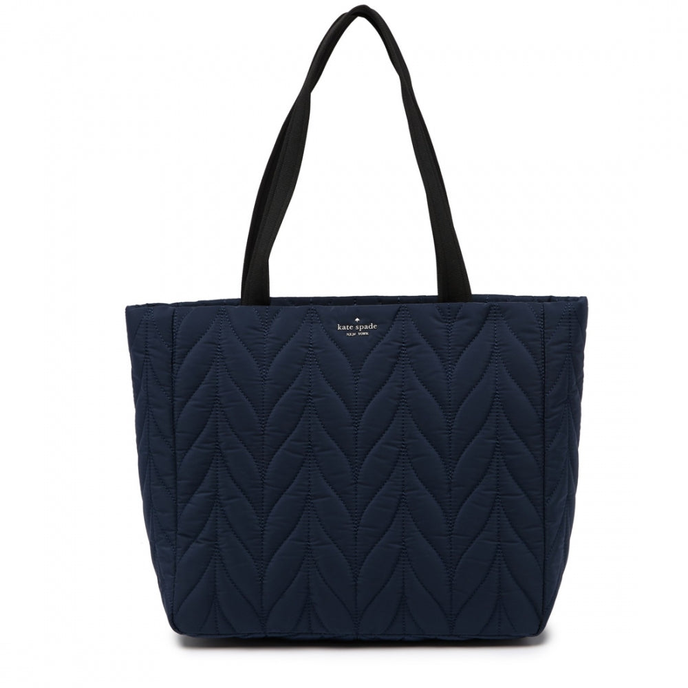 KATE SPADE NEW YORK Navy Blue Ellie Large Night Cap Nylon Tote