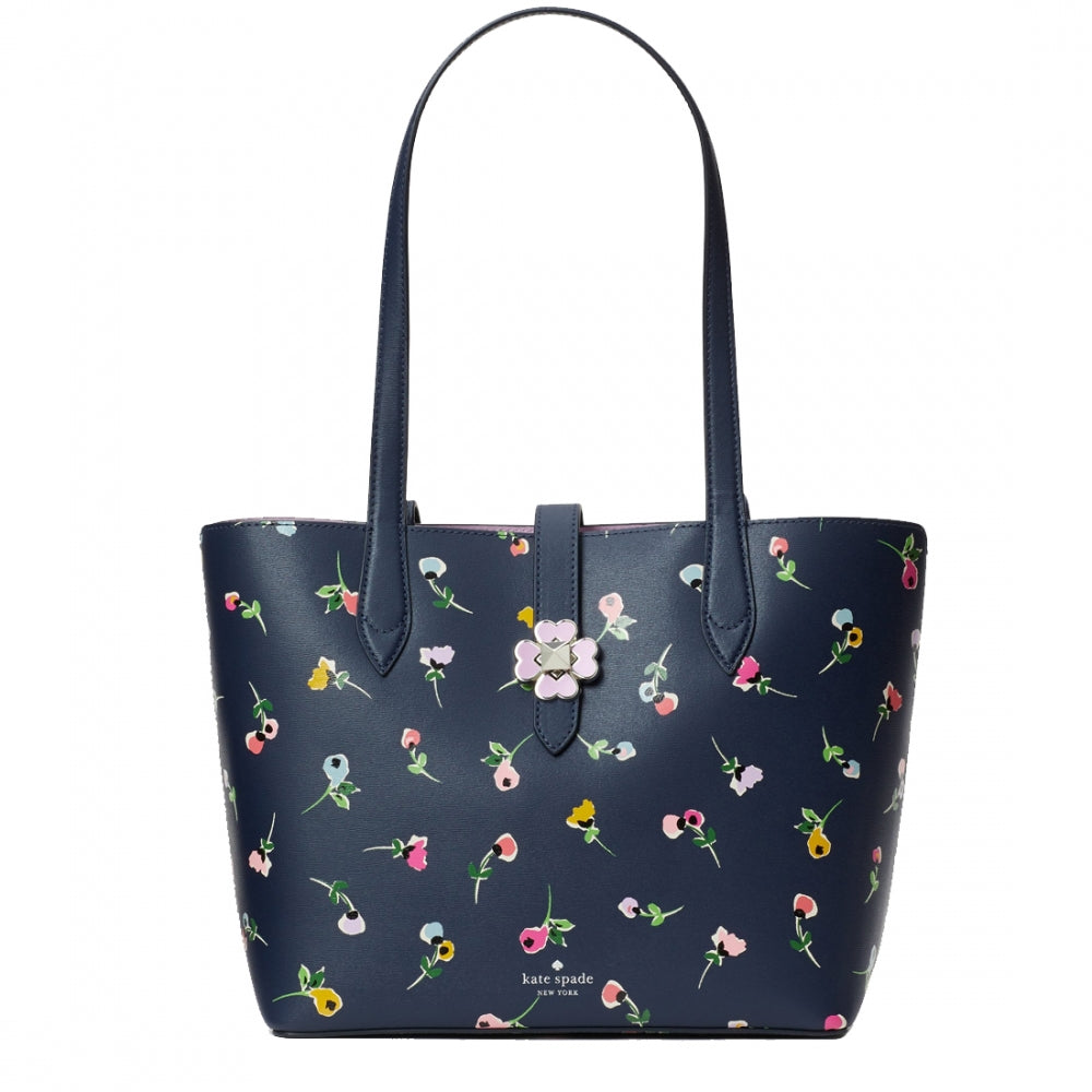 Kate Spade store Kaci Blue Floral Wildflower Ditsy Tote Bag