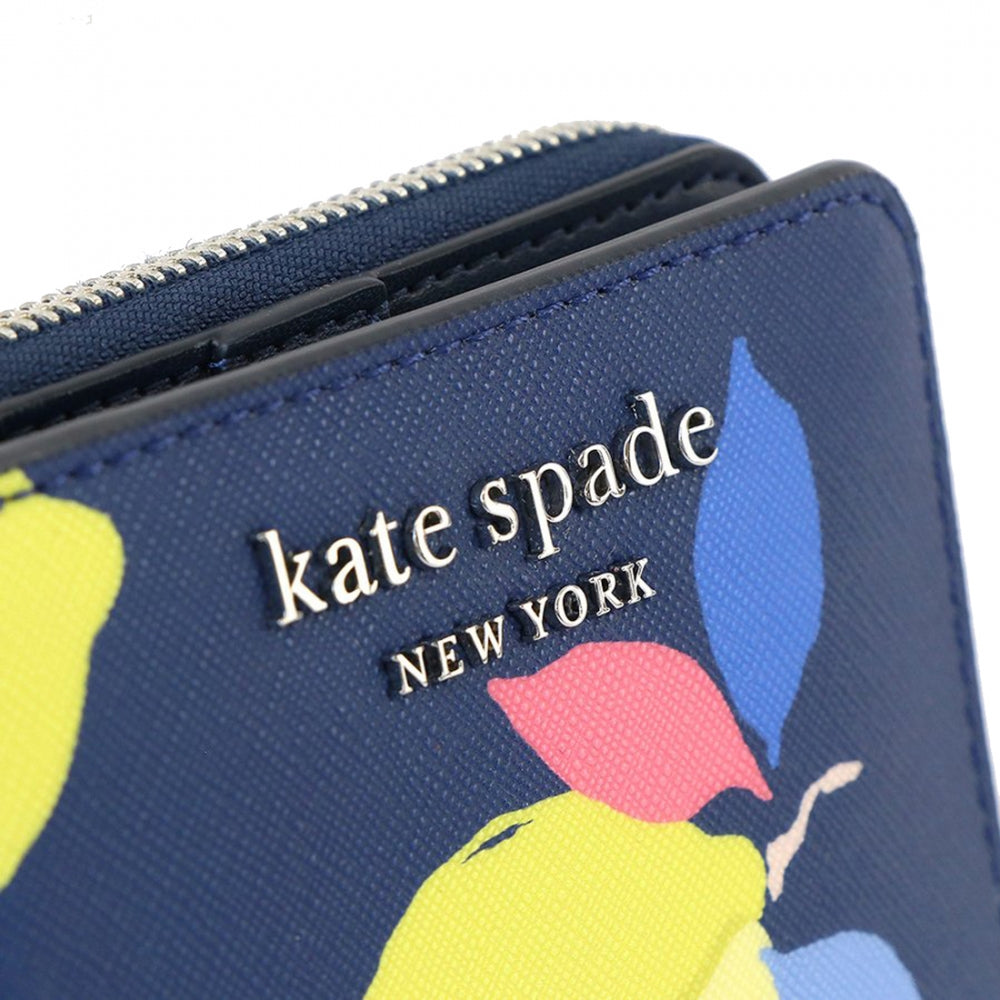 Kate spade cameron lemon hot zest accordion large wallet new in box