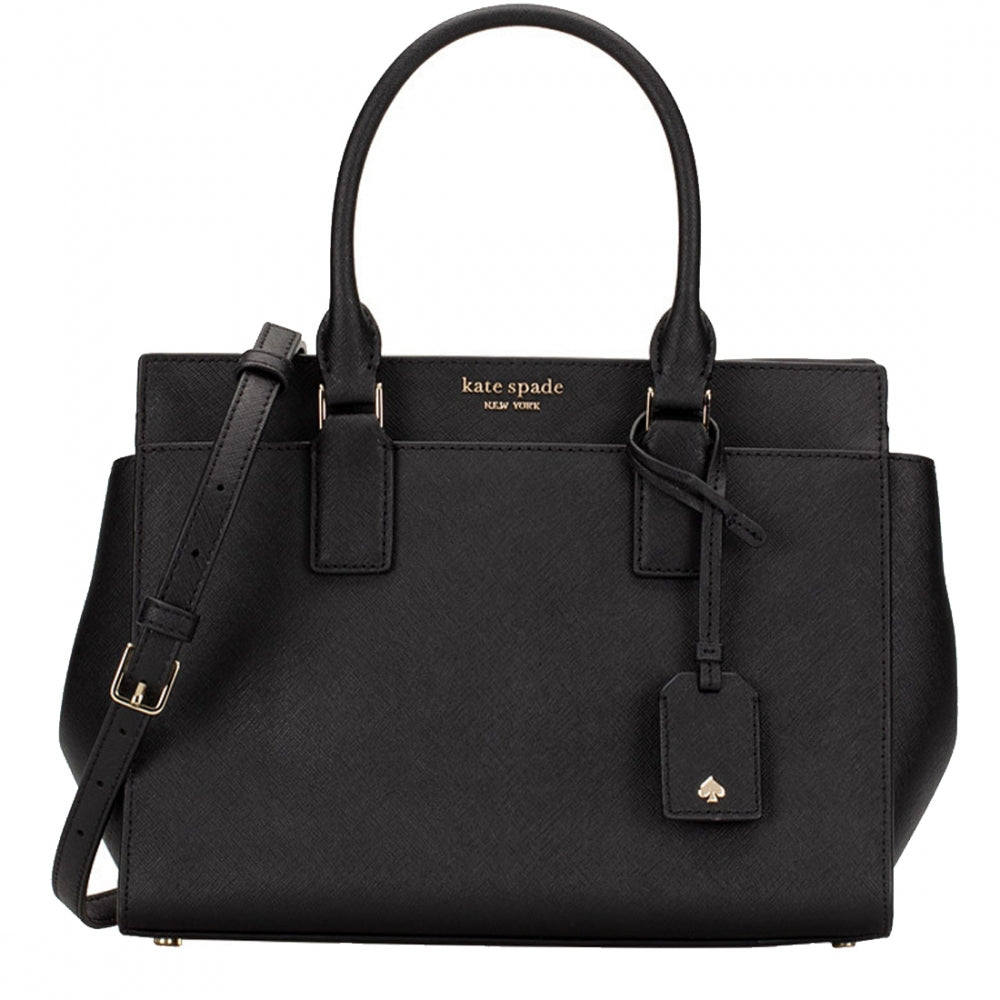 Kate Spade Cameron Medium Satchel Bag in Black