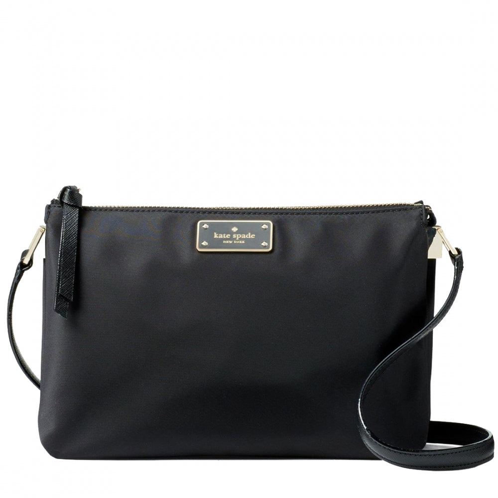 Kate Spade Wilson Road Madelyne Bag in Black PinkOrchard