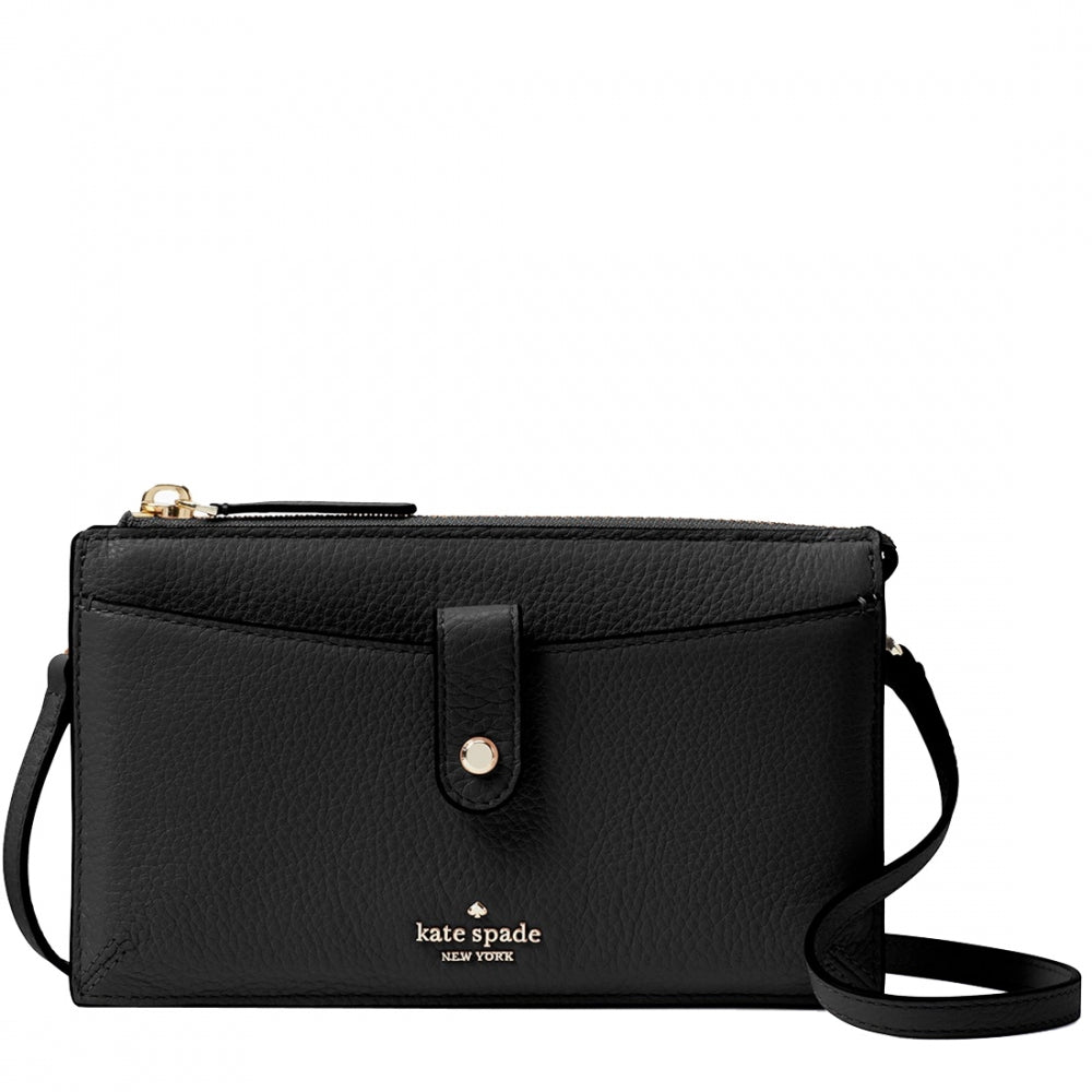 Kate Spade Jackson Small Tab Crossbody in black (WLRU5470) (001