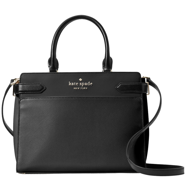 Buy Kate Spade Staci Medium Satchel Bag in Black wkru6951 Online in ...