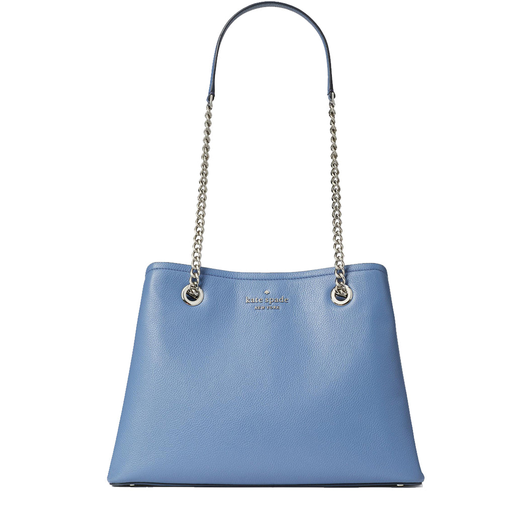 Kate Spade Jordyn Medium Chain Handle Tote Bag in Blueberry Cobbler PinkOrchard